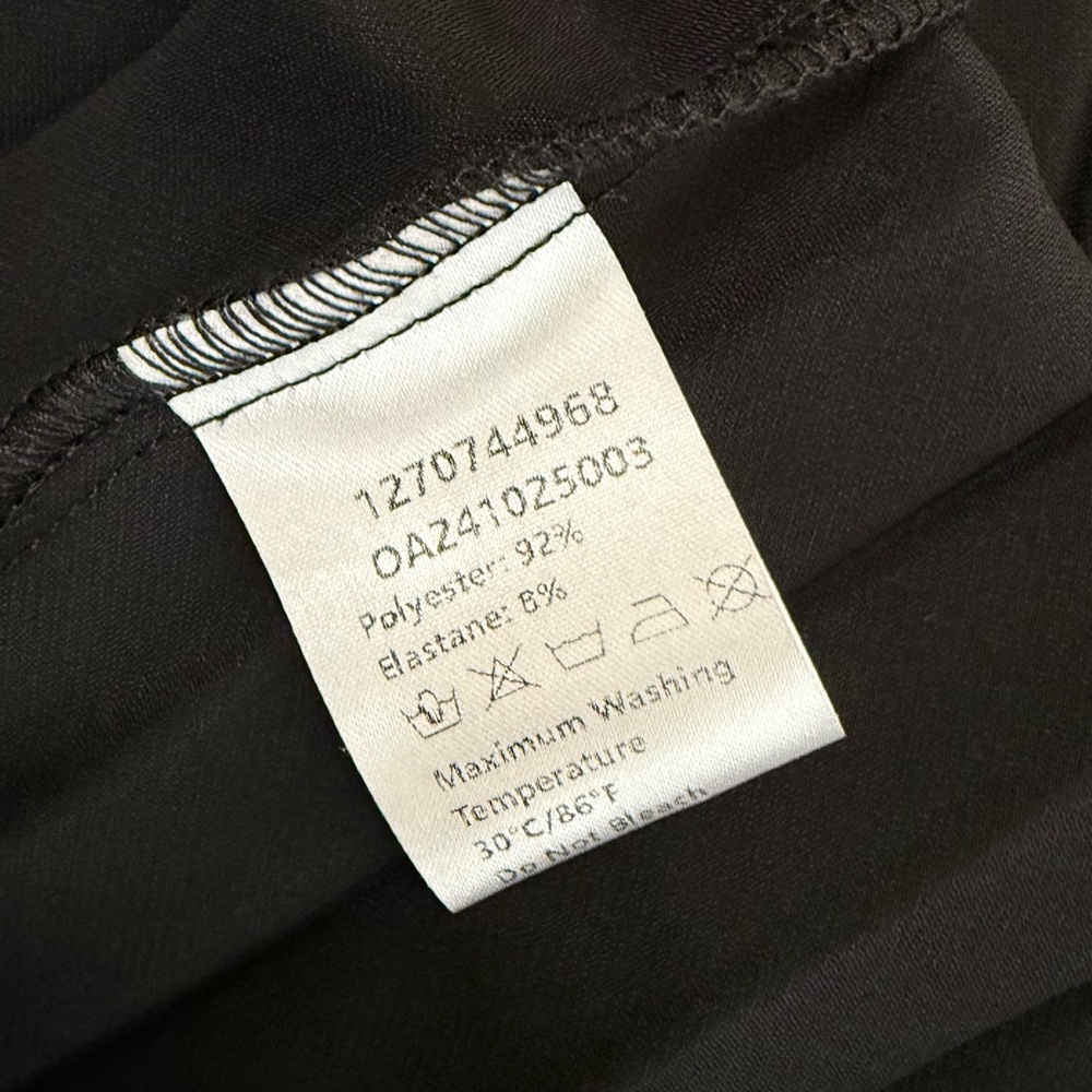 Commense Black Pleated Maxi Dress Small NWT Wedding Guest Evening Party - Picture 8 of 10